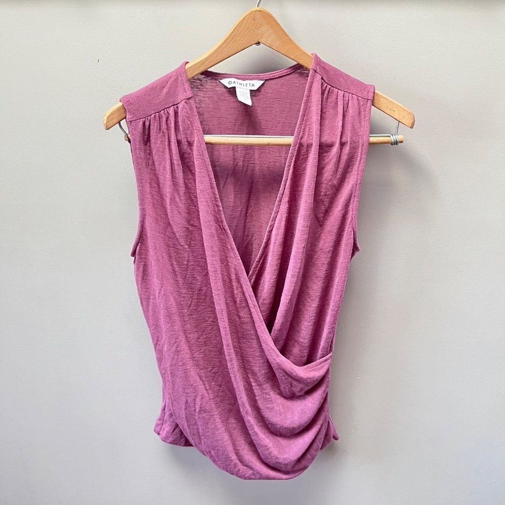 Athleta Sleeveless Breezy Wrap Tank Camisole- Size S